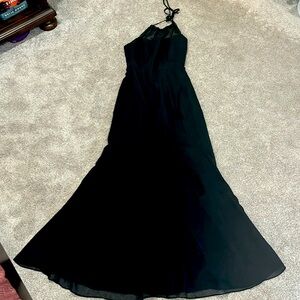 Beautiful classic black halter dress